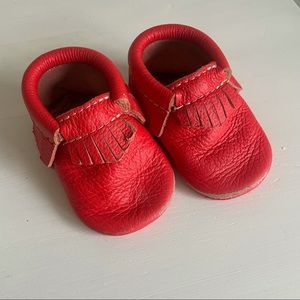 Freshly Picked Red Soft Soles Moccasins